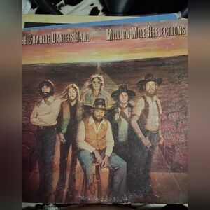 Source Unknown The Charlie Daniels Band Vintage Earth-Tone Vinyl Cover